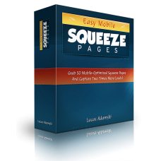 Easy Mobile Squeeze Pages - Squeeze Page With PLR